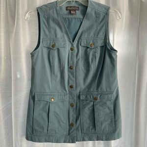 Magellan’s Vest SZ S Blue Women’s Travel Hiking Walking